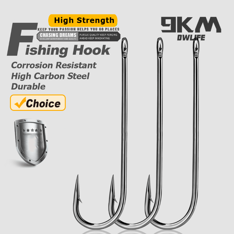 9KM Aberdeen Hooks Long Shank  - Fishing Hook Barbless ulasan dan harga