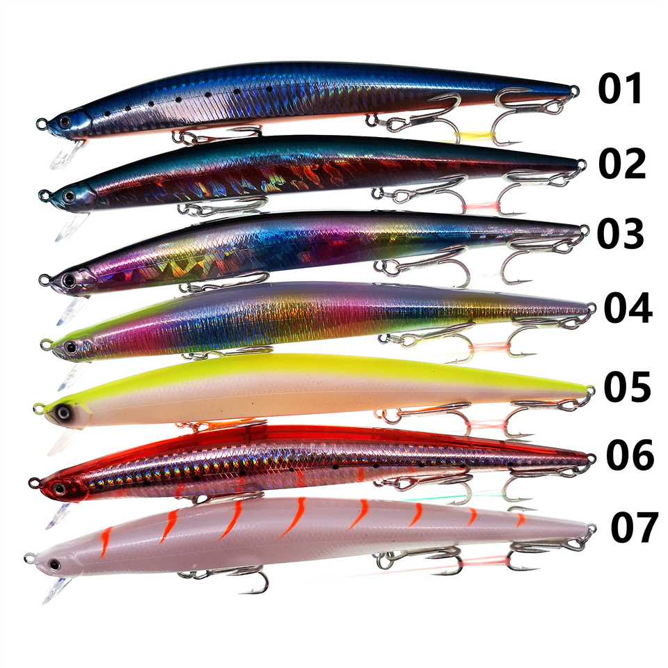 MUKUN 175mm 30g Long Cast Minn - Fishing Hook Treble ulasan dan harga